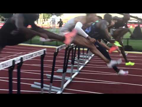 110m Hurdles FINAL: 2021 U.S. Olympic Track & Field Trials (Grant Holloway 12.96, Allen, Roberts)!!!