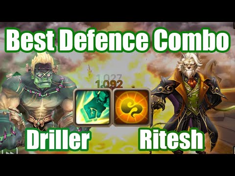 The Best Defence Combo Driller × Ritesh, they further solidify turn2 team😄😄😄【Summoner War RTA】