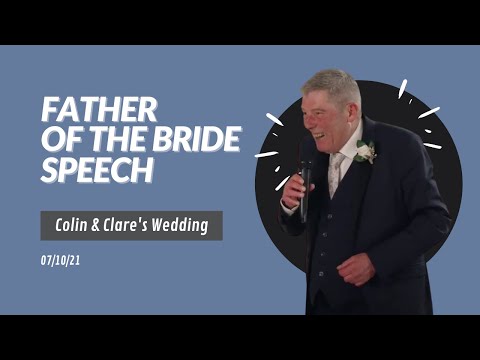 Father of the Bride Speech
