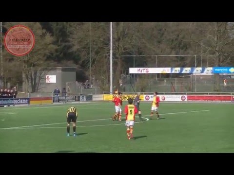 csv Apeldoorn A1 - LAC Frisia A1 ( 2-0 ) 26-3-2016 | 2e Goal csv A1