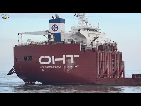 HEAVY LIFT VESSEL "ALBATROSS" arrives at ROTTERDAM Port - Shipspotting ROTTERDAM March 2021