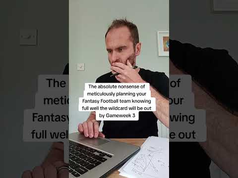 Pointless Fantasy Football Planning.. ⚽💻😖🤷