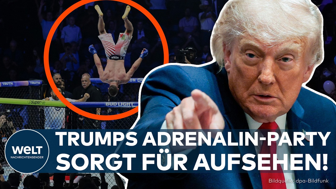 BLUTIGE SHOW ZUM 80. GEBURTSTAG: Trumps Käfigkämpfe – eine ungewöhnliche Geburtstagsparty
