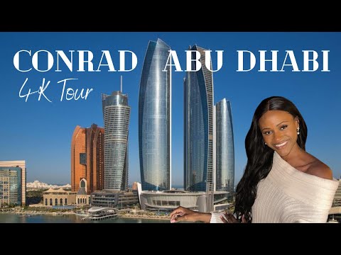 Conrad Etihad Towers LEVEL 45 5-star LUXURY in ABU DHABI FULL 4K Hotel Tour & Vlog.
