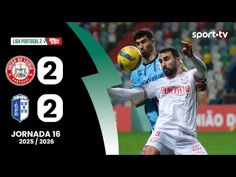 Resumo: U. Leiria 2-2 Vizela - Liga Portugal Meu Super | sport tv