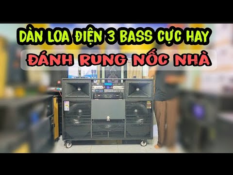 Test karaoke với Dàn Loa điện PL 2418 - 26T | Loa kéo điện công suất khủng
