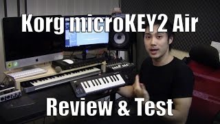 Video thumbnail for Korg microKEY2 Air Review - Playing music without cables by Reuben Chng