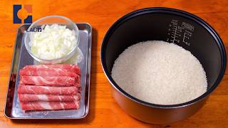 Whenever I don't know what to cook for dinner I make this! Simple Rice cooker Recipe
