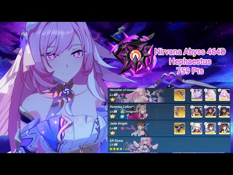[Honkai impact 3] Nirvana Abyss: Hephaestus(464D):759+ Pts