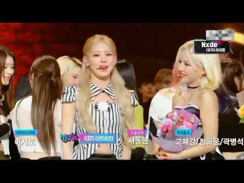 Miyeon rewrote the lyrics and soyeon's face ㅋㅋㅋ #gidle #miyeon #soyeon #nxde