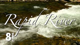 Sleep, relax or meditate to the sound of nature. The water flows at this tiny rapid along the river.