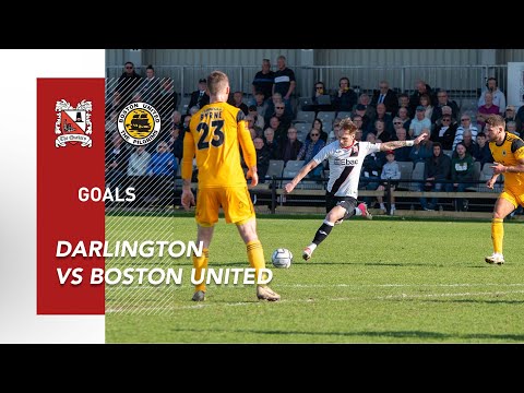Goals: Darlington v Boston United