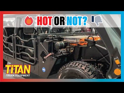 Hot or Not Hummer H1 EV Conversion - Titan Truck Spokane, WA at SEMA 2022
