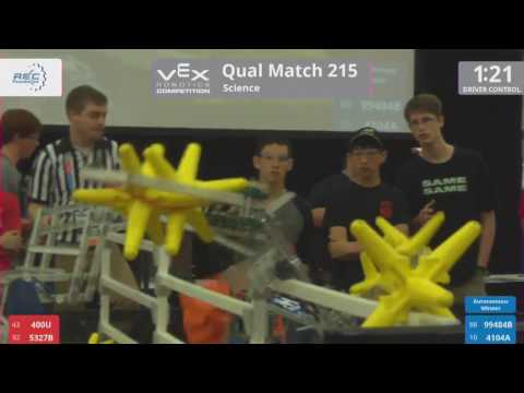 2017 VRC Sci Q215 - 400U 5327B vs 99484B 4104A - 30 to 27