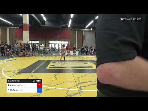 60 Lbs Quarterfinal - Regan Kinneman, Thorobred Wrestling Club Vs Paityn McCann, Lady Outlaws A96f