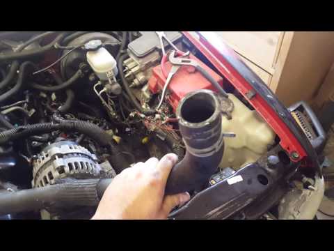 Bleeding coolant on ls motors.