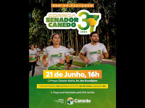 CORRIDA 37 ANOS DE SENADOR CANEDO | AO VIVO PELA REFLEXO TV