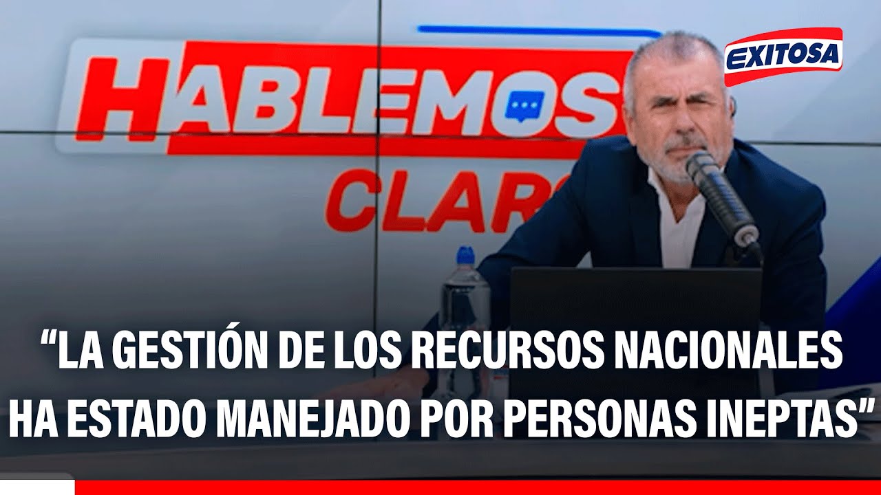 🔴🔵 Lúcar: La gestión de los recursos nacionales ha estado manejado por personas ineptas y corruptas