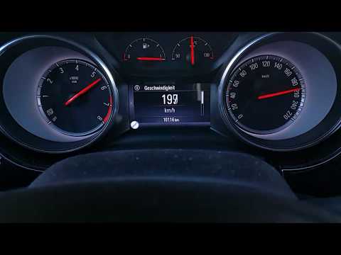 Opel Astra K ST 1.6 DI Turbo 200 hp / PS 100 km/h - 200 km/h (Euro6d Temp)