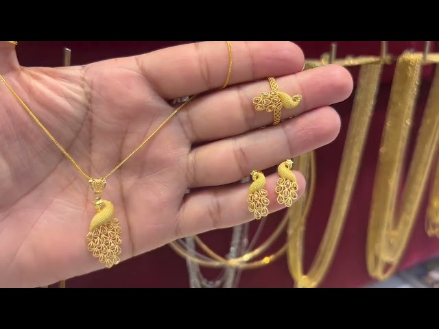 طقم ذهب عيار 21