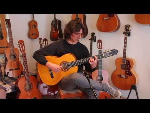 Jose Ruiz Pedregosa flamenco guitar 2023 - amazing looking + spectacular sounding guitar + video! image 19