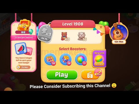 Matchington Mansion NO BOOSTER Level 1908, Level 1909, Level 1910 & Level 1911@Intvo
