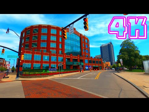 Columbus Drive, Capital of Ohio USA 4K - UHD