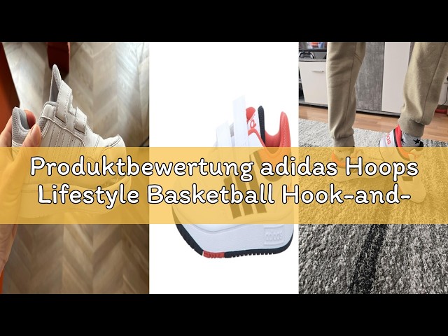Vídeo relacionado con adidas Unisex niños Hoops Shoes, Cloud white/core black/bright red, 38 2/3 EU
