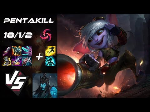 BOTTOM Tristana vs Kalista [PENTAKILL] - EU Grandmaster Patch 14.8