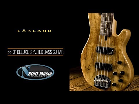 Lakland 55-01 Deluxe Spalted Bass Guitar
