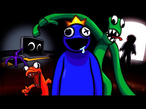 Friday Night Funkin' Vs Blue [Version 1] Rainbow Friends FNF Mod