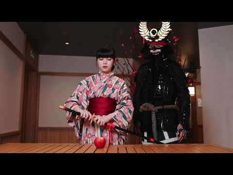 Samurai apple 🍎 can he do it??