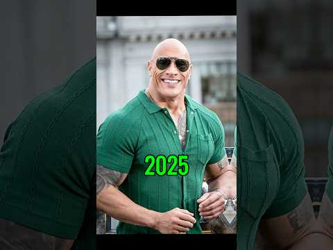 Evolution of The Rock 2025-1972 😱 #therock #dwaynejohnson #evolution #shorts