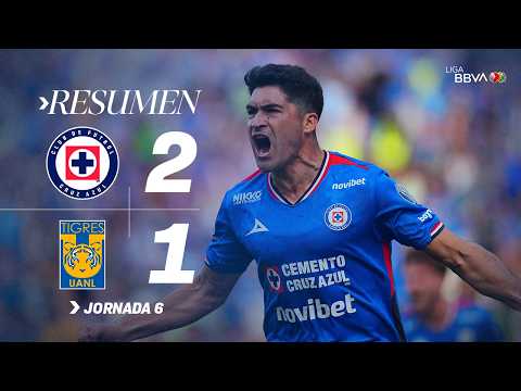 CRUZ AZUL 2-1 TIGRES | Nico Ibáñez aplica la ley del ex y se estrena con la Máquina | ConMéxicoC26