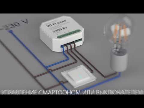 Wi-Fi реле Elektrostandard WF002 - видеообзор