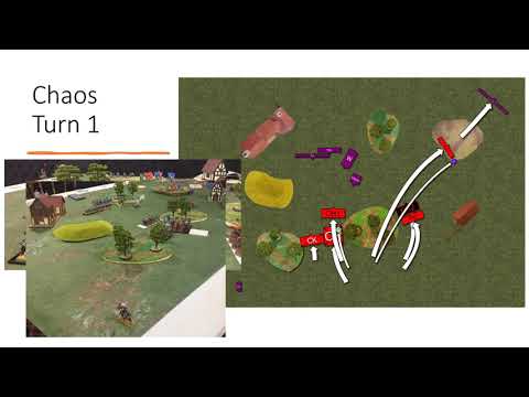 Warhammer Fantasy Batte 5th edition battle report - Chaos vs Dark Elves @ Surrey Spartans