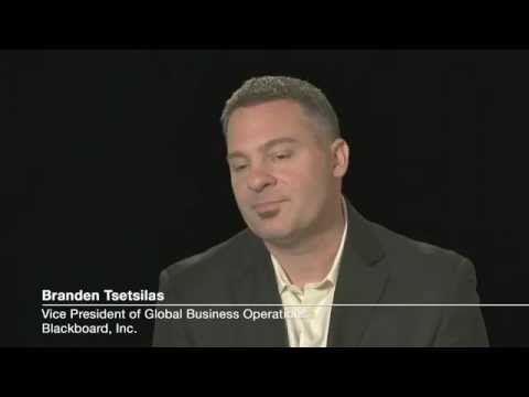 Blackboard - Customer Success Story (Branden Tsetsilas - Vice President of Global Business Operations)