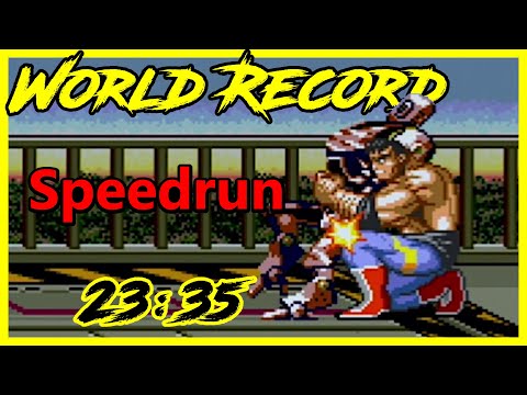 Streets of Rage 2 Normal [old] World Record Speedrun 23:35 by Anthopants