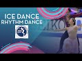 Ice Dance Rhythm Dance NHK Trophy 2021 GPFigure