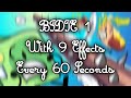 BFDIE 1 With 9 Effects Every 60 Seconds 15 000 Subscribers Special