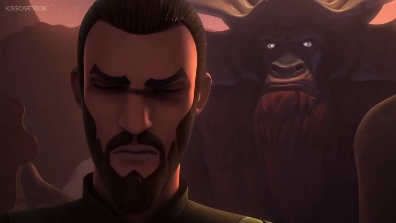 Star Wars Rebels - The Bendu Trains Kanan 