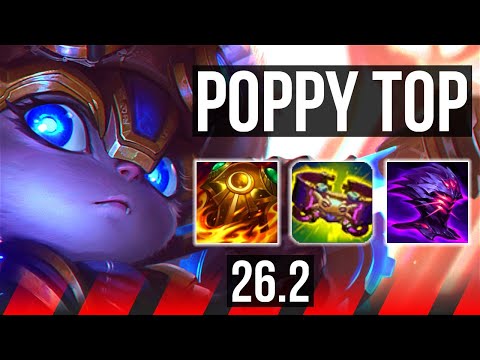 POPPY vs JAX (TOP) | 37K damage | NA Master | 26.2