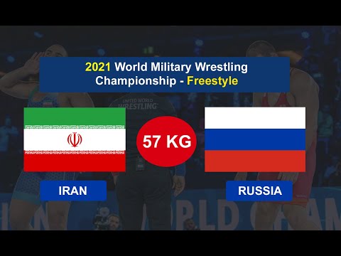 IRAN vs RUSSIA - World Military Wrestling Championship 2021 -  Freestyle - 57 kg