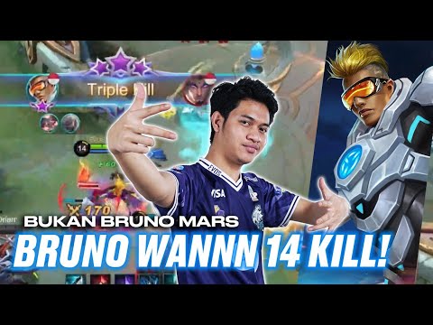 MEMBANTAI PUBLIC DENGAN BRUNO - MOBILE LEGENDS GAMEPLAY