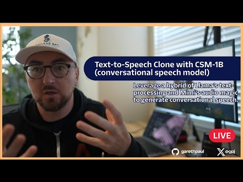 Lunch & Code: Building a Text-to-Speech Clone with CSM-1B