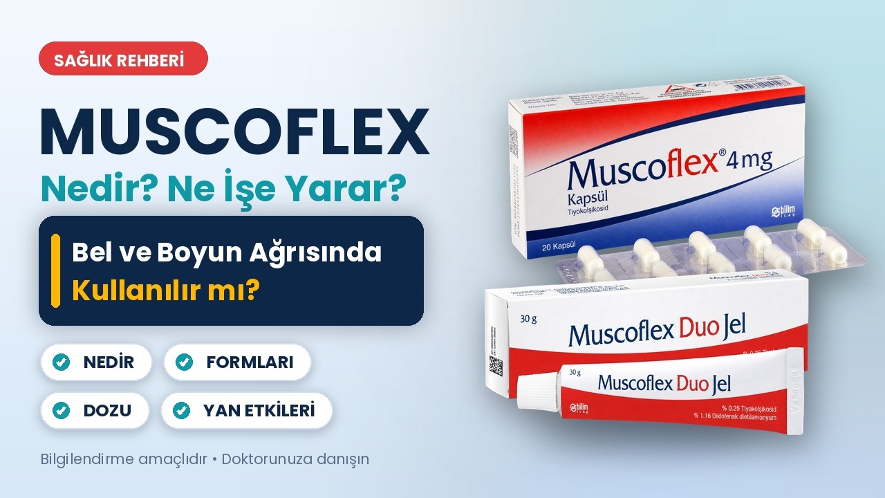 Muscoflex (Tiyokolşikosid) — Kas Gevşetici Nasıl Kullanılır?