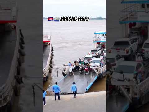 🇰🇭⛴️ Mekong Ferry #cambodia #phnompenh #travel #mekongriver