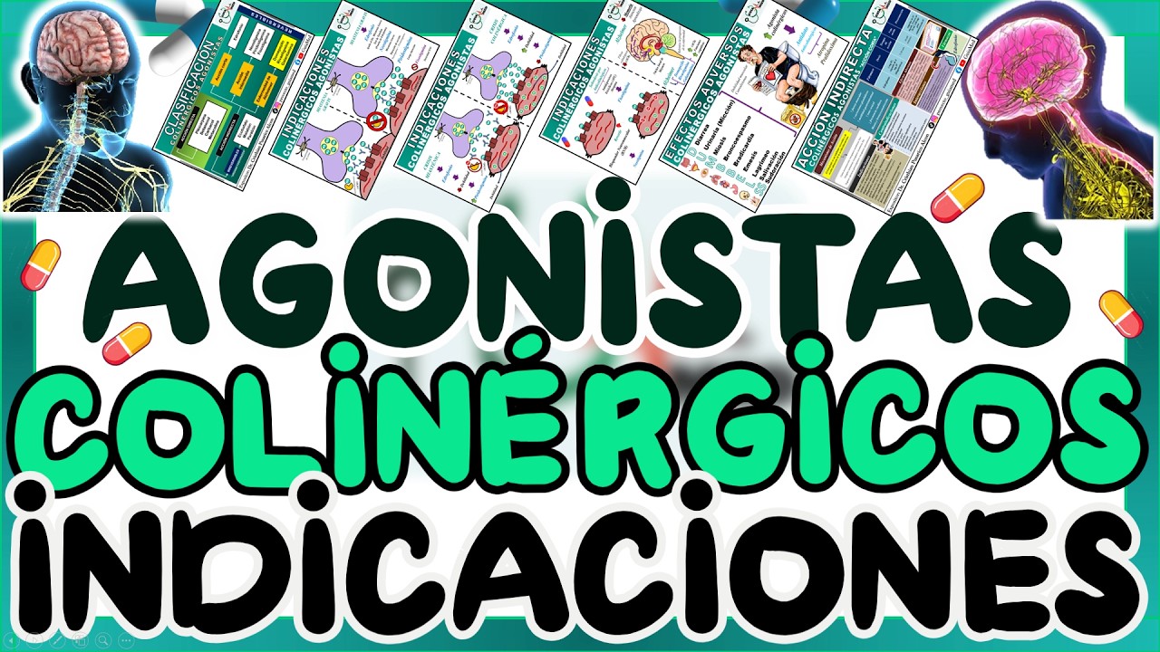 AGONISTAS COLINÉRGICOS INDICACIONES | GuiaMed