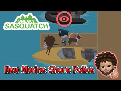 Sneaky Sasquatch -  New Marine Shore Police