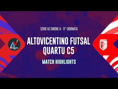 ALTOVICENTINO FUTSAL - QUARTU 5-2 | HIGHLIGHTS, MATCHDAY 9, SERIE A2 2025/26